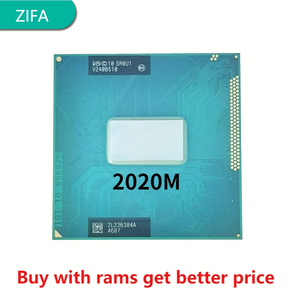 Процессор Intel Pentium 2020M SR0VN SR0U1 SR184 2 4 ГГц двухъядерный двухпотоковый ЦПУ процессор 2M