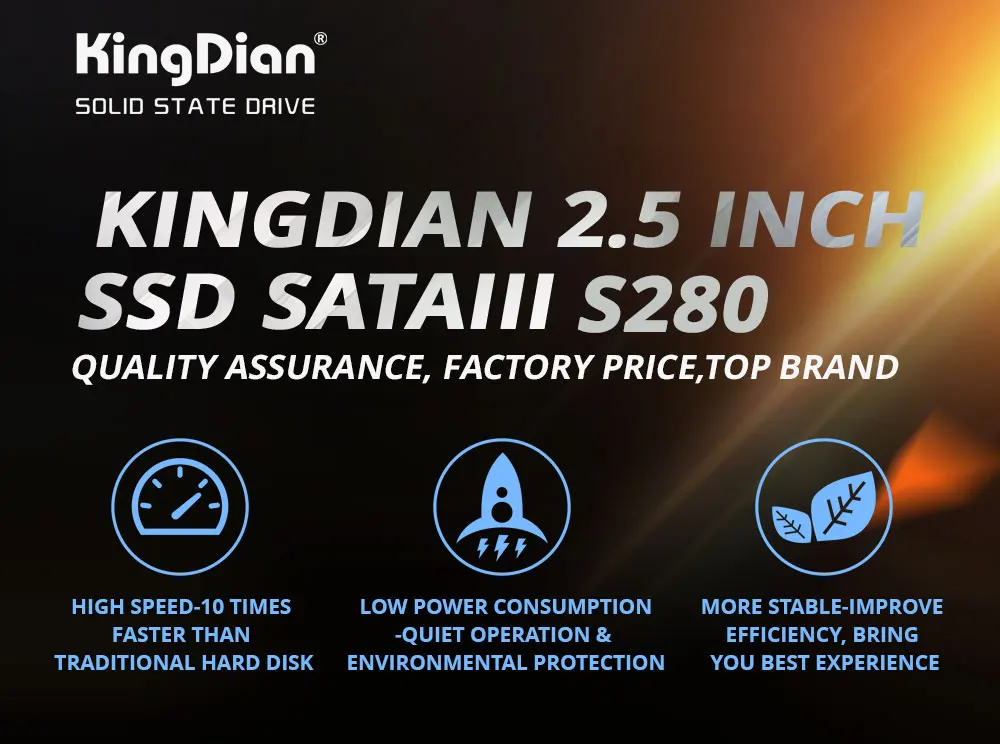 KingDian SSD 128 ГБ 256 512 1 ТБ SSD SATA SATAIII жесткий диск HDD 2,5 SSD 120 ГБ 240 480 60 Гб Внутренние твердотельные накопители