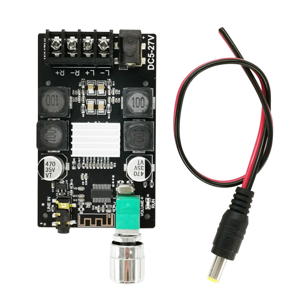 TPA3116 HIFI прочный динамик домашний стабильный сигнал беспроводной Bluetooth 5,0 2X50 Вт стерео цифровой усилитель мощности звука аудио Плата - Цвет: With Shell