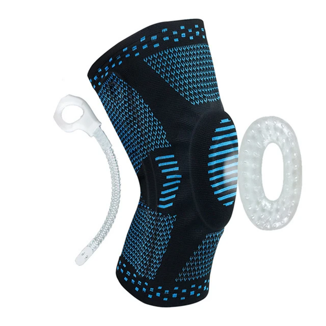 Knee Pads Professional Compression Knee Brace Support for Arthritis Relief, Joint Pain, ACL, MCL, Meniscus Tear, Post Surgery Blue 1Pcs