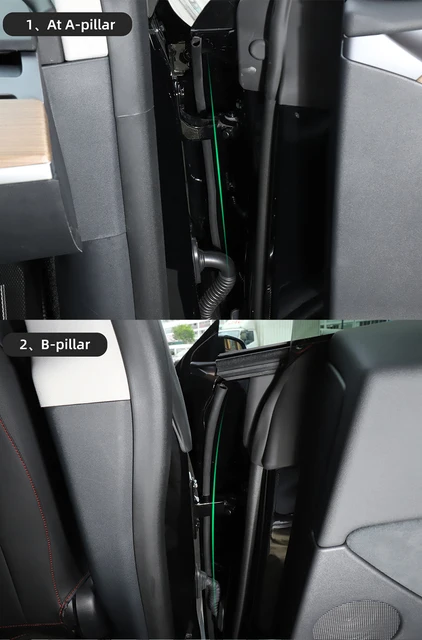 Guarnizioni Portiere Per Tesla Model 3 - Kit Antirumore E Antivento | Facile Installazione Senza Meccanico - Foto 5
