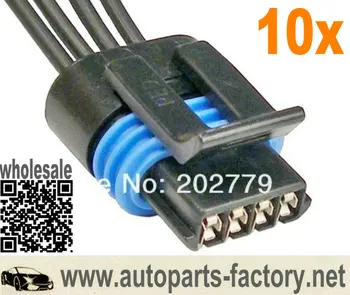 

longyue 10pcs Distributor Door Jamb Pigtail/Connector for LS1 LT1 3800