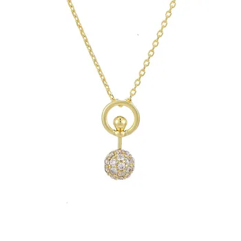 

14K Gold Necklaces for Women Simple Fashion Necklace Pendant Neck Chain Female Wedding Fine Jewelry Collar largo mujer