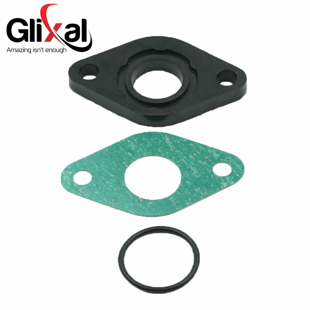 Glixal GY6 49cc 50cc Intake Manifold Spacer Insulator Scooter Moped ATV