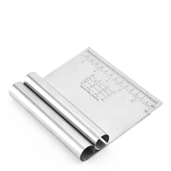 

Stainless Steel Dough Cutter Pastry Spatulas Pizza Scraper Fondant Cake Decoration Tools Kitchen Accessories Baking Cutters