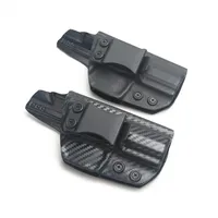 Carbon Fiber Kydex Inside Waistband Holster For Walther P99 IWB Case Pant Belt Clip Concealed Carry Concealment Cross Draw 2