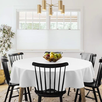 

Elegant Round Solid Color Table Cloth Quality Tableclothes Fashion Jacquard Fabric Table Clothes For Home Party Table Decor