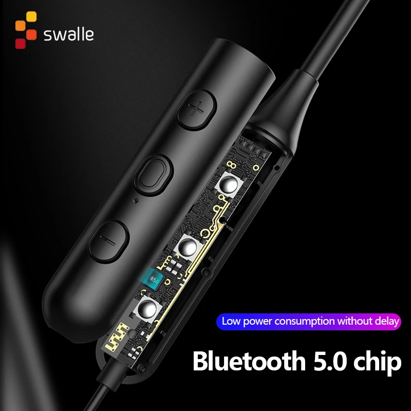 Наушники вкладыши Swalle Bluetooth 5 0 беспроводные наушники для бега и занятий