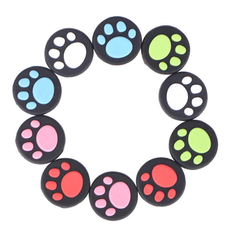 

2 Pcs Cat Paw For PS3 PS4 Xbox One/360 Controller Joystick Caps Rubber Silicone Game Handle Joystick Thumb Stick Grip Cap