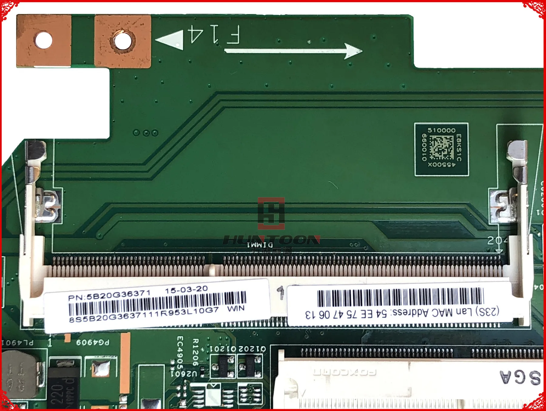 FRU: 5B20G36371 для lenovo Flex2-14 материнская плата для ноутбука LF14M 448,00X01,001 SR1EF I5-4210U DDR3 N15V 2GB протестирована