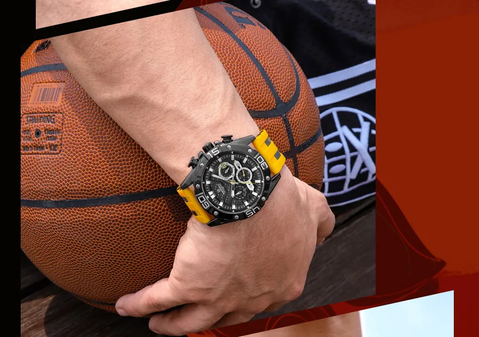 Naviforce NF8019 Silicone Strap Wrist Watch 10
