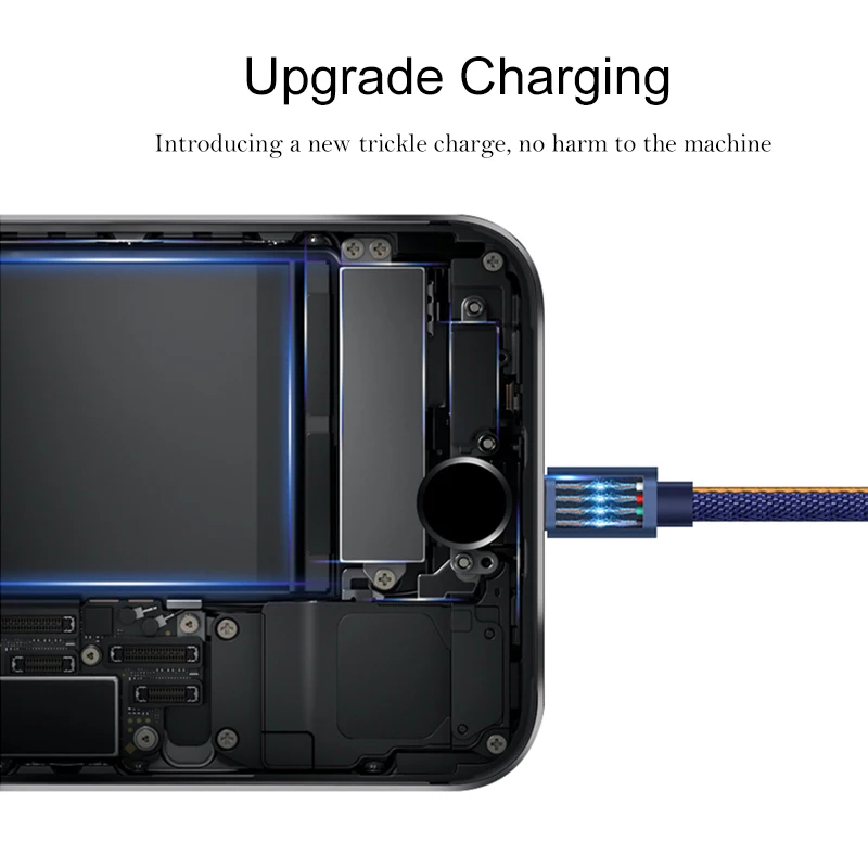 Ковбойский телефонный кабель Micro usb type C iOS кабель для телефона Android Плетеный позолоченный штекер Быстрая зарядка для мобильных телефонов