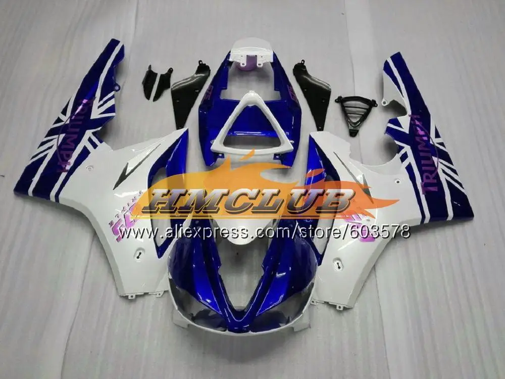 No. 3 Инъекции для Triumph Daytona 675 02 04 2002 2003 2004 47CL. 32 Daytona 675 2005 2006 2007 2008 05 06 07 08 Светло-зеленый обтекатель - Цвет: No. 3