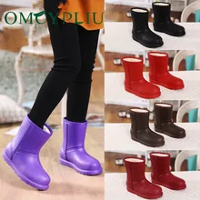 Snow Boots Woman 2019 Winter Women Ankle Boot Waterproof Plus Size Flat Rain Booties Keep Warm Ladies Shoes Cotton Botas mujer