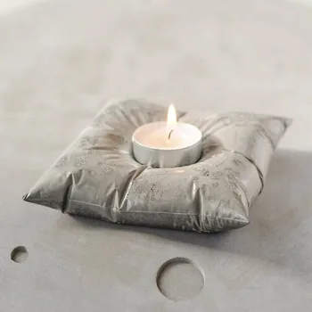 Kształt poduszki formy silikonowe do betonu DIY tynk świeca do podgrzewacza uchwyt formy taca betonowa formy świecznik formy tanie i dobre opinie CN (pochodzenie) P001 silicone random plaster mold candle Holder Molds