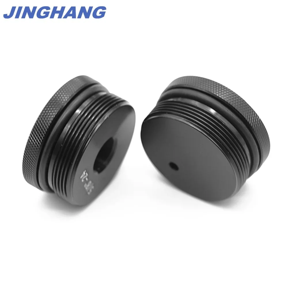 Premium Replacement End Cap Set for WIX/NAPA 4003/24003 - 5/8-24 & Center Marked, Black image 3