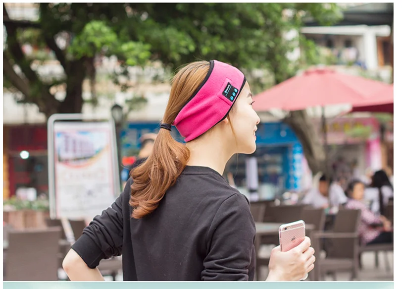 Bluetooth головная повязка для йоги, фитнеса, бега на открытом воздухе, гарнитура для разговоров, музыки, байковая Bluetooth головная повязка, Спортивная гарнитура