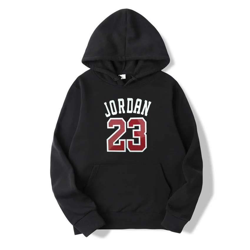 Модный бренд Sportwea, новинка JORDAN 23, с буквенным принтом, черный цвет, Мужская толстовка, новинка, худи, пуловер, новинка, мужская одежда - Цвет: JD-1Black