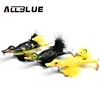 ALLBLUE 3D STUPID DUCK Topwater Floating Fishing Lure Popper Artificial Bait Plopping and Splashing Feet Hard Pike Tackle ► Photo 2/6