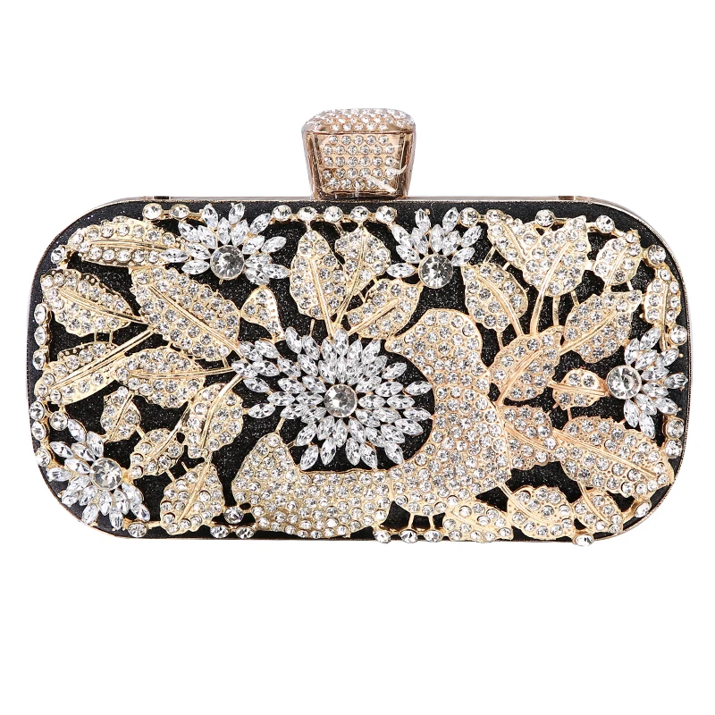 CORIOS Borsetta da Sera Donna Strass Clutch Cerimonia Borsa a Spalla Pochette Piccolo con Catena Elegante Borsa a Tracolla Borse Messenger per Cocktail Festa Cerimonia Ballo Argento