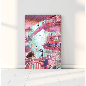 

Studio Ghibli Anime poster classic movie poster Canvas Art Print Wall Pictures for Living Room No Frame