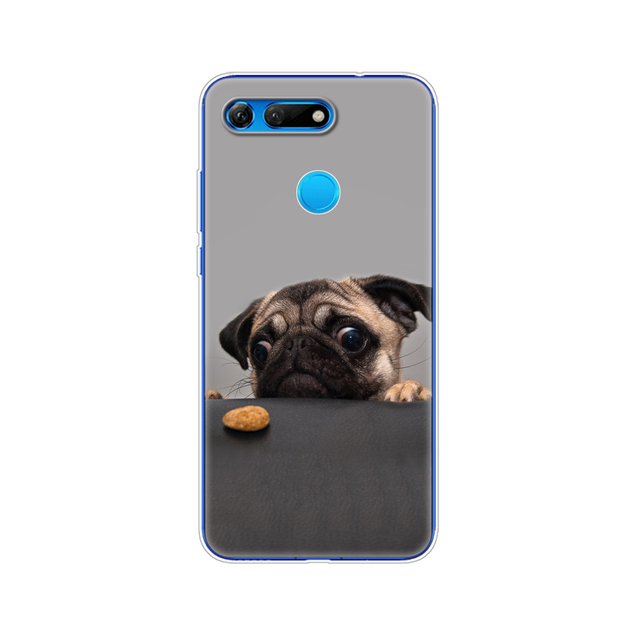 for Honor View 20 V20 Case TPU Funda Soft Silicone Cover For Honor V20 Capa Cute Animal pattern Silicone Phone