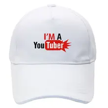 I'm a Youtuber кепка бейсболка шапка Кепка Хип Хоп Кепка с регулировкой размера головные уборы для мужчин и женщин шляпа