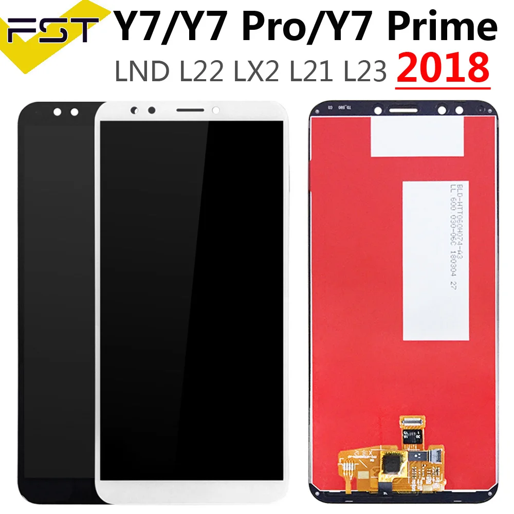 ЖК-дисплей для HUAWEI Y7 2018 экран Huawei Pro с Touch Prime LND L22 LX2 L21 L23 LX1 L29 | Мобильные телефоны и