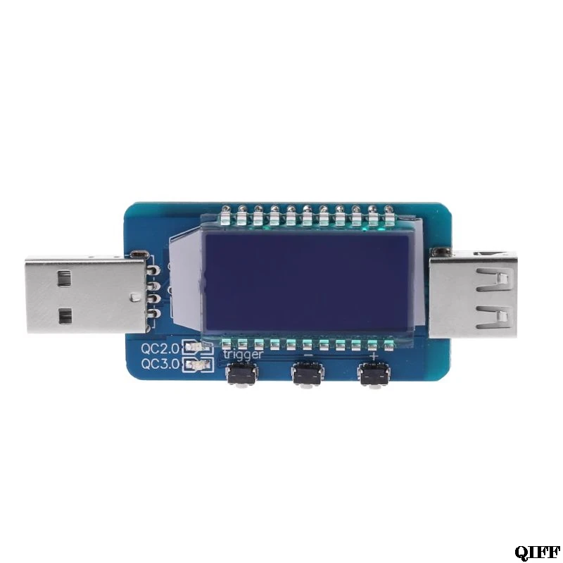 Дропшиппинг QC2.0/QC3.0 триггер USB цифровой электронный блок питания Scam быстрое зарядное устройство триггер w/измеритель напряжения тока A5YD