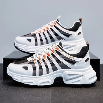 

Women Platform Chunky Sneakers 2020 Luxury Designers Fashion Lace Up Gray Casual Shoes Woman Tenis Basket Female Beige Sneaker