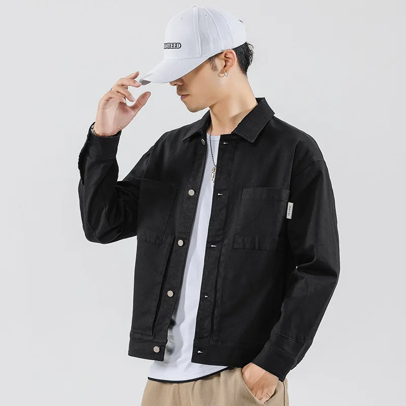 

INS Popular Brand Clothes Men Workwear Coat Spring And Autumn 2019 New Style Trend Versatile Jacket Men's Casual Handsome