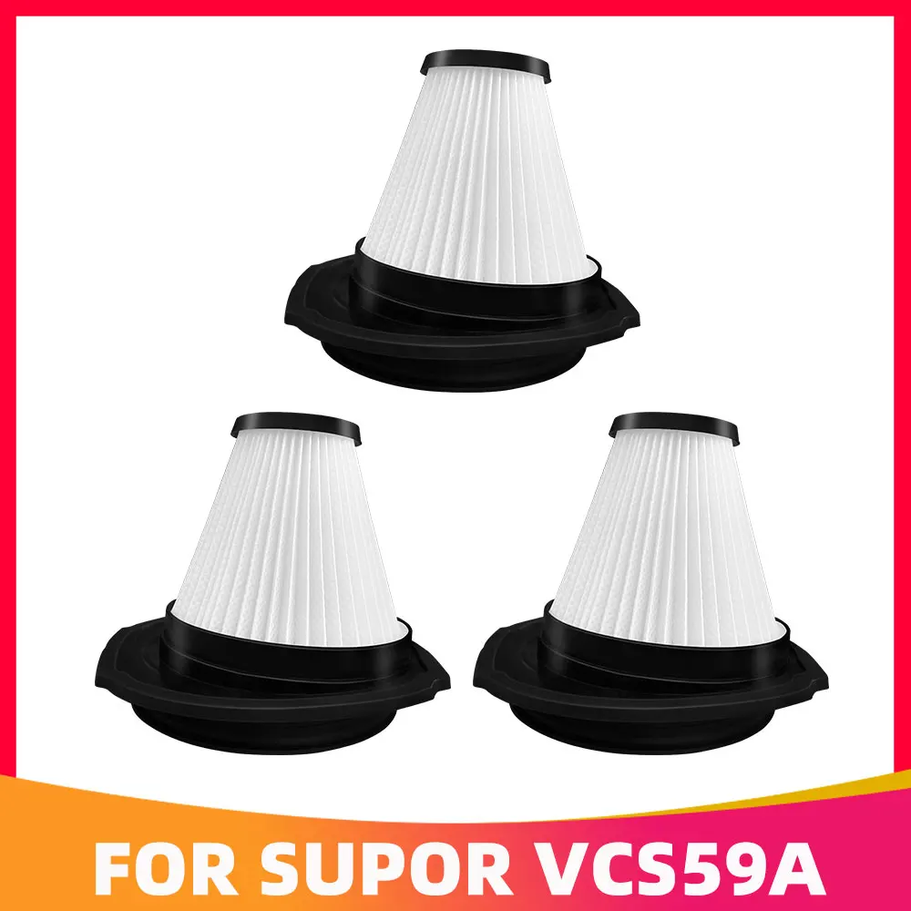 Compatible For Supor Handheld VCS59A Hepa Filter Spare Parts Replacement Spare Parts Accessories midea supor electric kettle thermostat accessories u1867strix steam switch u1501 controller base coupler set