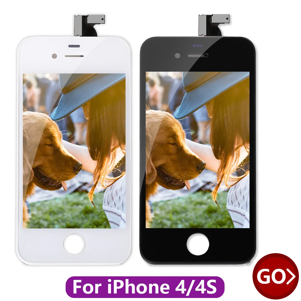 LEOLEO 10 шт./лот белый и черный качество AAAAA абсолютно для iPhone 7 7G i7 4,7 ''ЖК-дисплей кодирующий преобразователь сенсорного экрана в сборе+ подарок