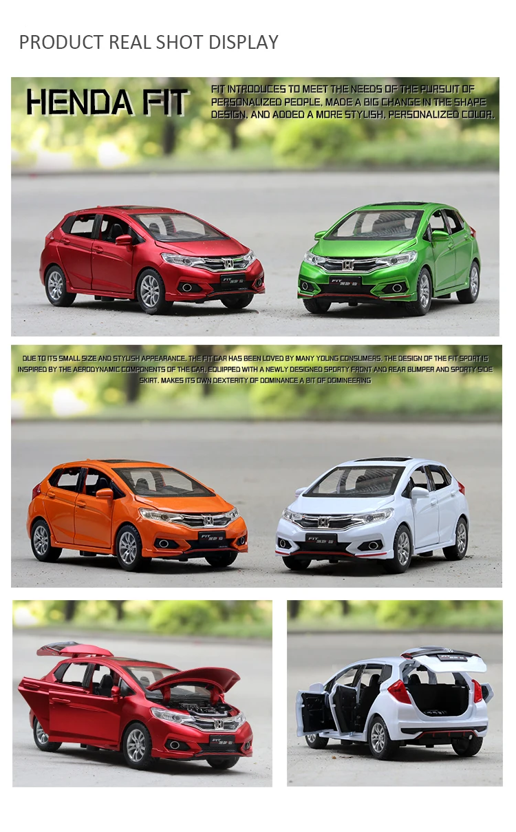 Honda Fit 2020 1:32 Ölçekli Model Araba