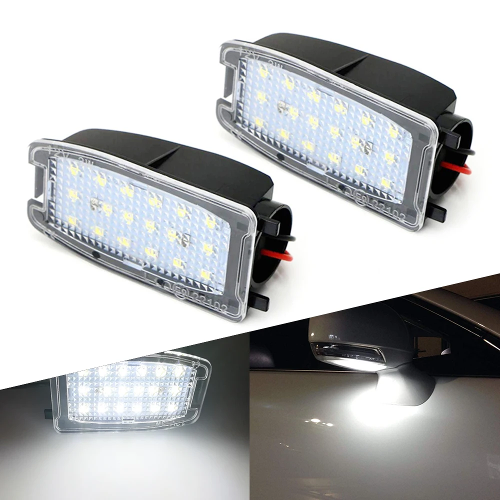 2x Светодиодный светильник с боковым зеркалом для Land Rover LR2 LR3 LR4 Rang Sport VOLVO S60 V70