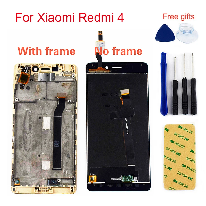 

For Xiaomi Redmi 4 LCD Screen Replacement For Redmi 4 LCD Display Touch Screen Panel Screen Digitizer Sensor Assembly Frame