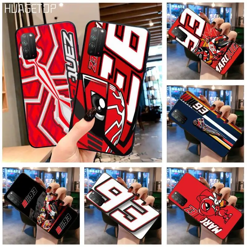 HUAGETOP 2018 2019 Марк Маркес Moto Gp 93 роскошный уникальный чехол для телефона Huawei Honor 30 20 10