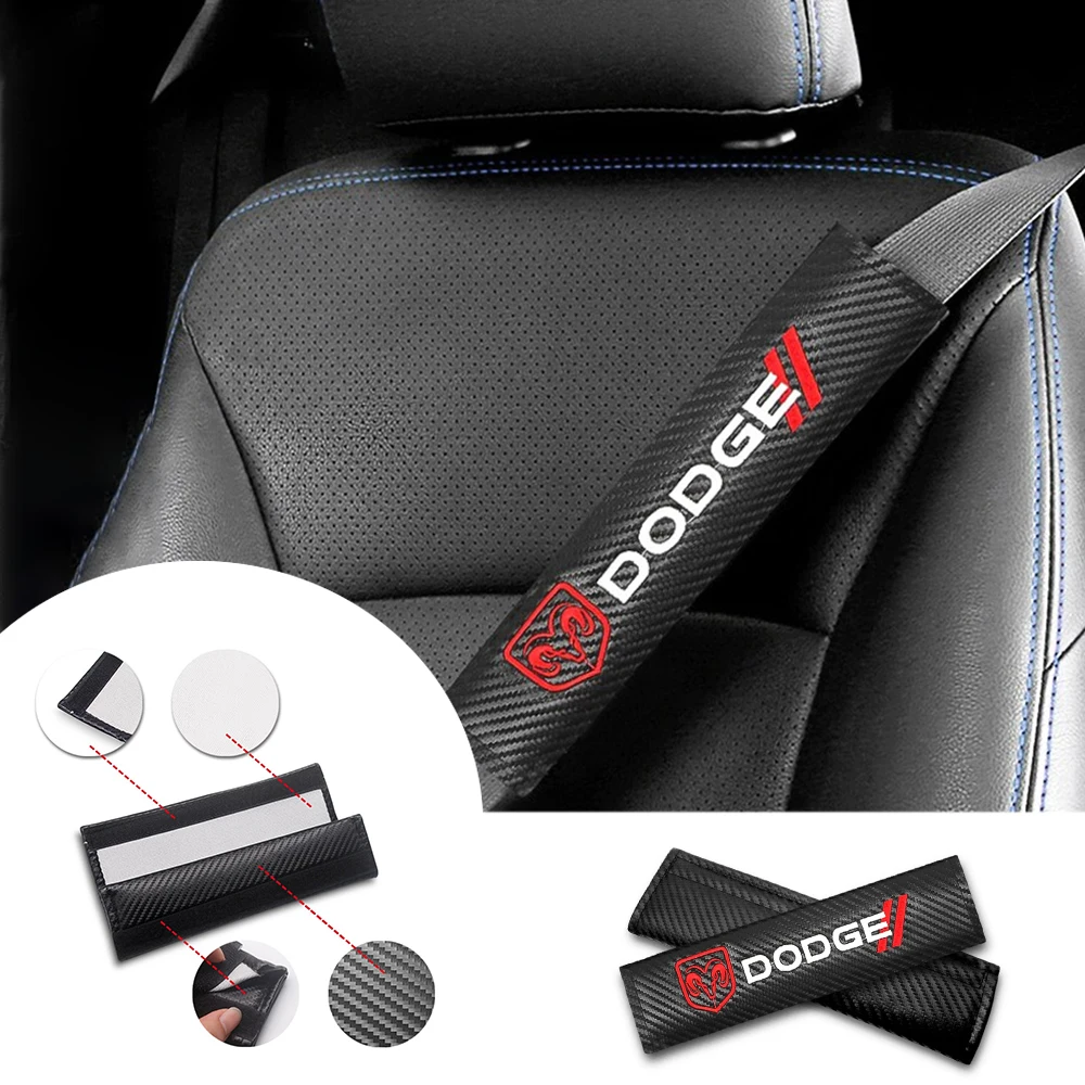Soft Embroidery Car Seat Safety Belt Shoulder Cover Pad Interior