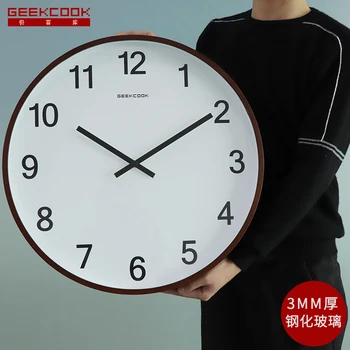 

Nordic Quartz Wall Clock Silent Kitchen Simple Large Outdoor Wall Clock Home Decor Living Room Reloj Mural Home Watch YY60WC