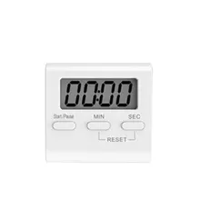 Digital LCD Timer Switch T01 Kitchen Cooking Baking Time Control for Household Home Portable Mini Design portable 1 7 lcd digital kitchen timer green white black