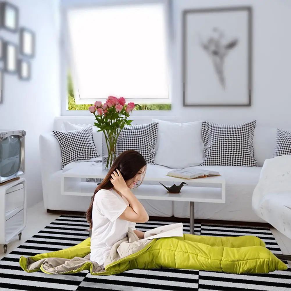 Уличный спальный мешок с рукавами для мужчин и женщин толстый теплый спорта