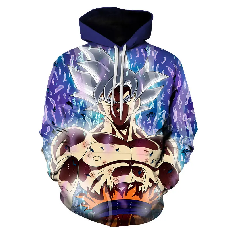 

Men's 3d Hoodie Men/women Spring Autumn Fashion Sweatshirt Unisex Anime Dragon Ball Print Jacket Tops Hip Hop Men's Sportswear