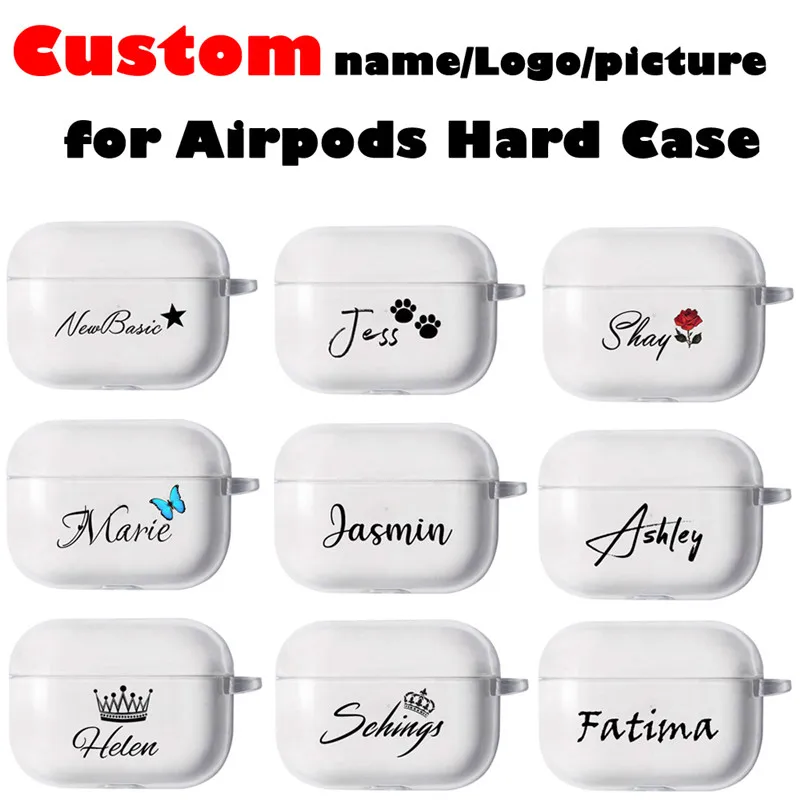 Пользовательский чехол для Airpod Pro с отверстием ключей защитное индивидуальное