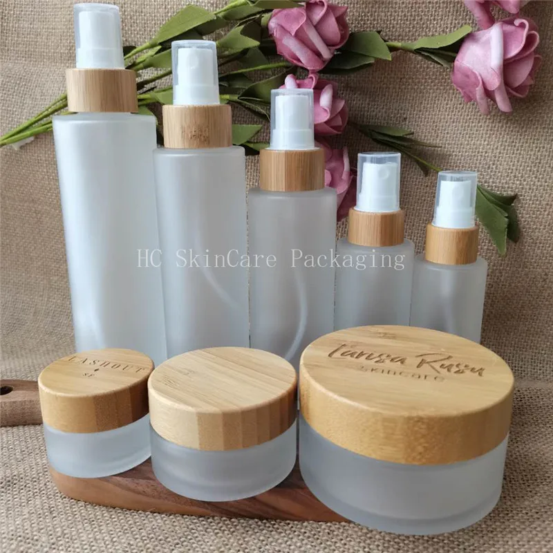 

Биоразлагаемые деревянные флаконы для крема и банки, пустая многоразовая бамбуковая косметическая упаковка 15 г, 30 г, 50 г