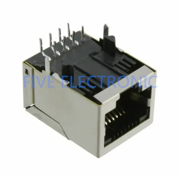 J00-0014 1 порт RJ45 Magjack коннектор через отверстие 10/100 Base-TX automJ00-0014NL Dix | Обустройство