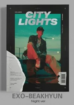 

[MYKPOP]100% OFFICIAL ORIGINAL - EXO BEAKHYUN SOLO: City Lights Album CD, KPOP Fans Collection SA19081406