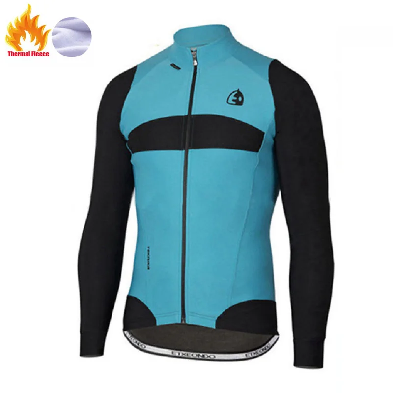 Etxeondo Winter Thermal Fleece jacket Cycling Jersey long sleeve Ropa ciclismo hombre Bicycle Wear Bike Clothing maillot Ciclism