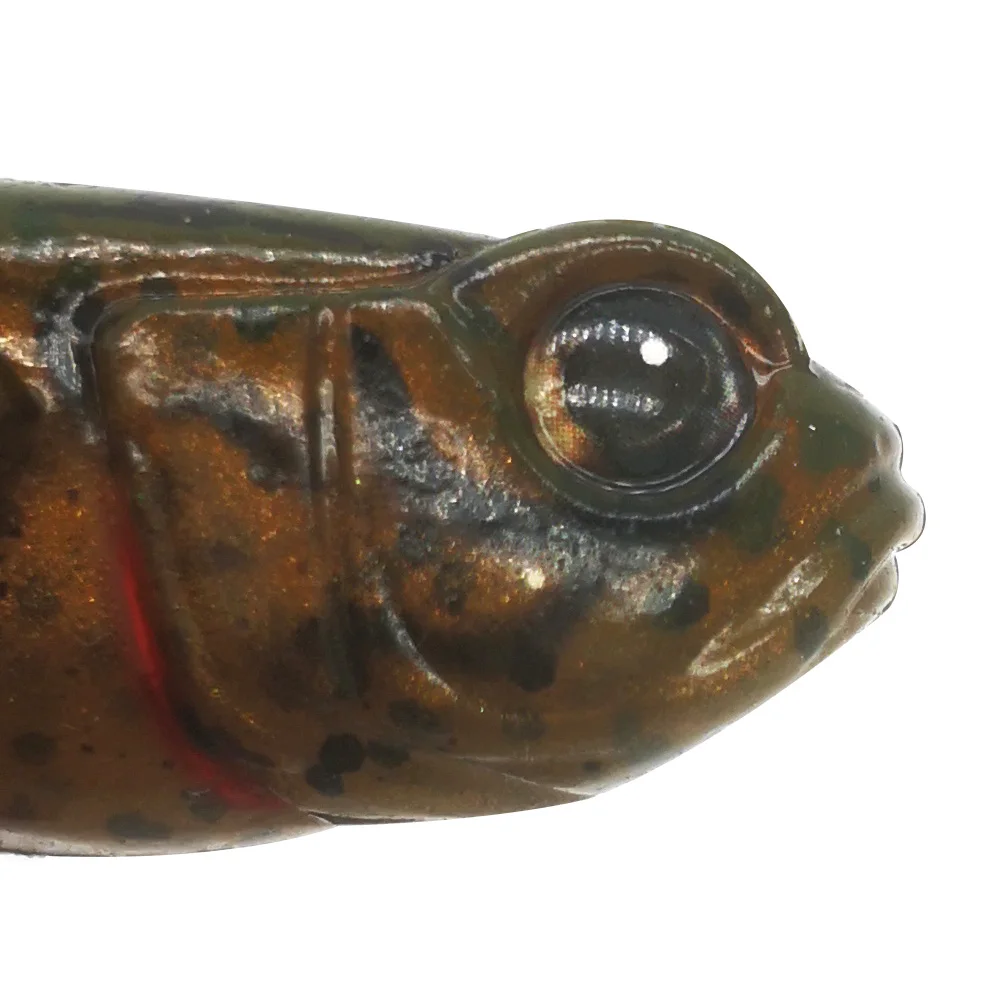 5 teile/paket Grundel Paddel Weichen Köder 80mm 9,5g Neue Swimbait Ultra Realistische Design Fisch Köder Feinste Detaillierte softbait Angeln Locken – Detail 2