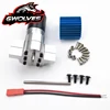 WPL 1/16 DIY Upgrade 6x6 RC Crawle Metal Metal transfer case with 380 motor for B14 B24 B16 B36 C14 C24 MN90 Q60 Q61RC parts 4