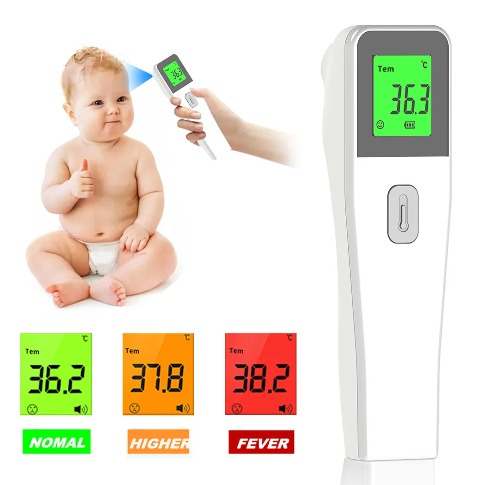 

Temprature Thermometer Infrared Forehead Baby Adult Body Non Touch Contact Termometro Infravermelho bebe Digitale a Infrarossi